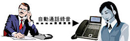 自動通話録音だからメモをとるという手間がなくなります。